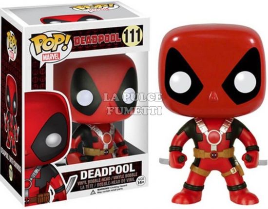 DEADPOOL: DEADPOOL ROSSO E NERO- VINYL FIGURE #   111 - POP FUNKO